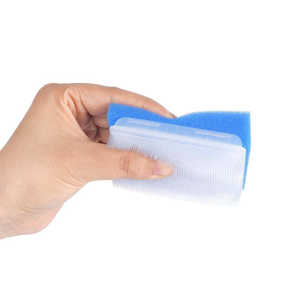 Bàn Chải Tắm Bằng Nhựa Màu Sắc Trơn Cảm Biến CLEOES