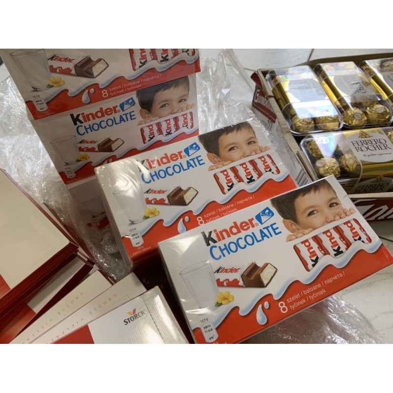 KẸO CHOCOLATE KINDER HỘP 10 THANH (55k/thanh)