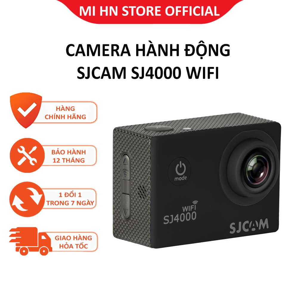 Camera hành động SJCAM SJ4000 Wifi - Hàng Chính Hãng - Bảo Hành 12 Tháng