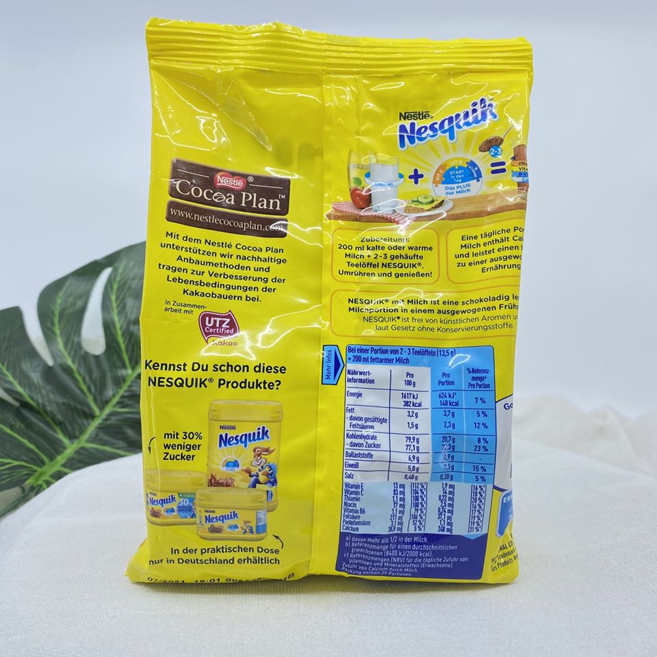 Ca cao Nesquik Đức thơm ngon bổ dưỡng 400g date cập nhập mới nhất