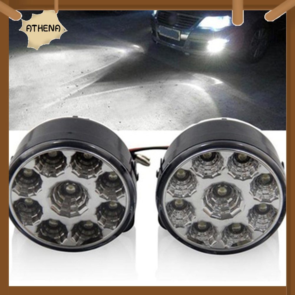 Bộ 2 Đèn Led Sương Mù 9w Cho Xe Hơi