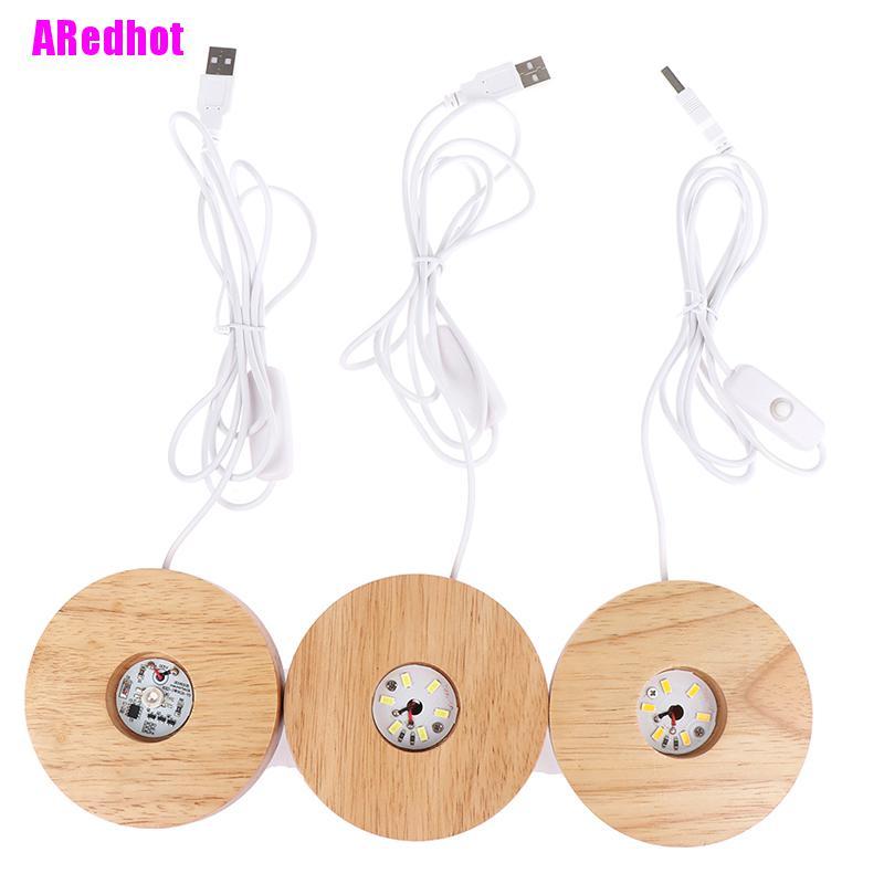 Đế Gỗ Trưng Bày Đèn Led / Nghệ Thuật 3D