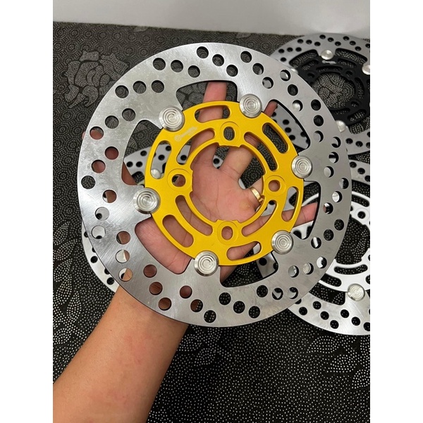 Dĩa Moto 3 Khoen inox Size 220mm