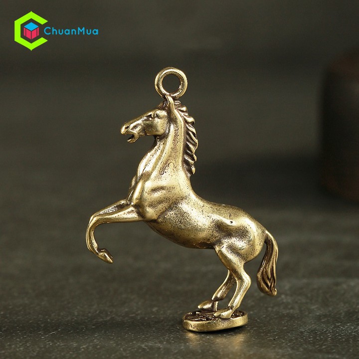 Móc Khóa Đồng Mã Kim Tiền ( Phong Thủy tuổi Ngựa, Mã đáo thành công)
