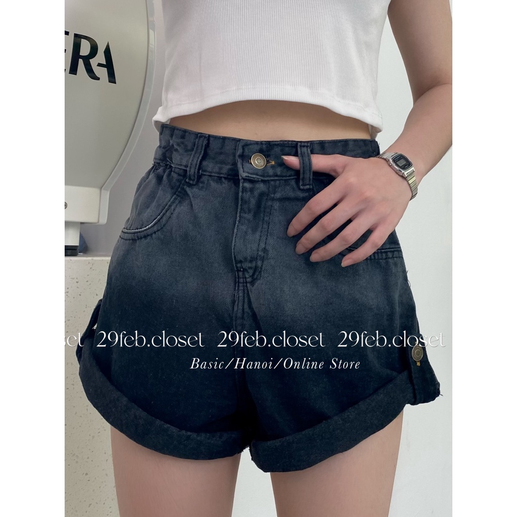[Ảnh thật/Video] Quần short jeans mặc được 2 kiểu - 29feb.closet - Q30