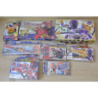 Đồ chơi DX Sentai set vũ khí tổng hợp. Chính Hãng Bandai Uchu Kyuranger Shuriken Ninninger Ressha ToQger