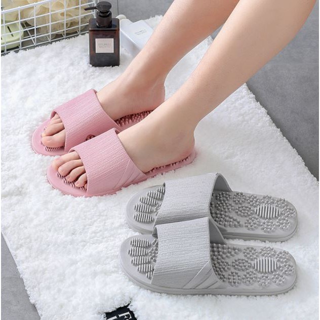 Dép đi trong nhà tắm, nhà vệ sinh, văn phòng nữ nam unisex chống trượt cute cao cấp TINZ|Mã Gai