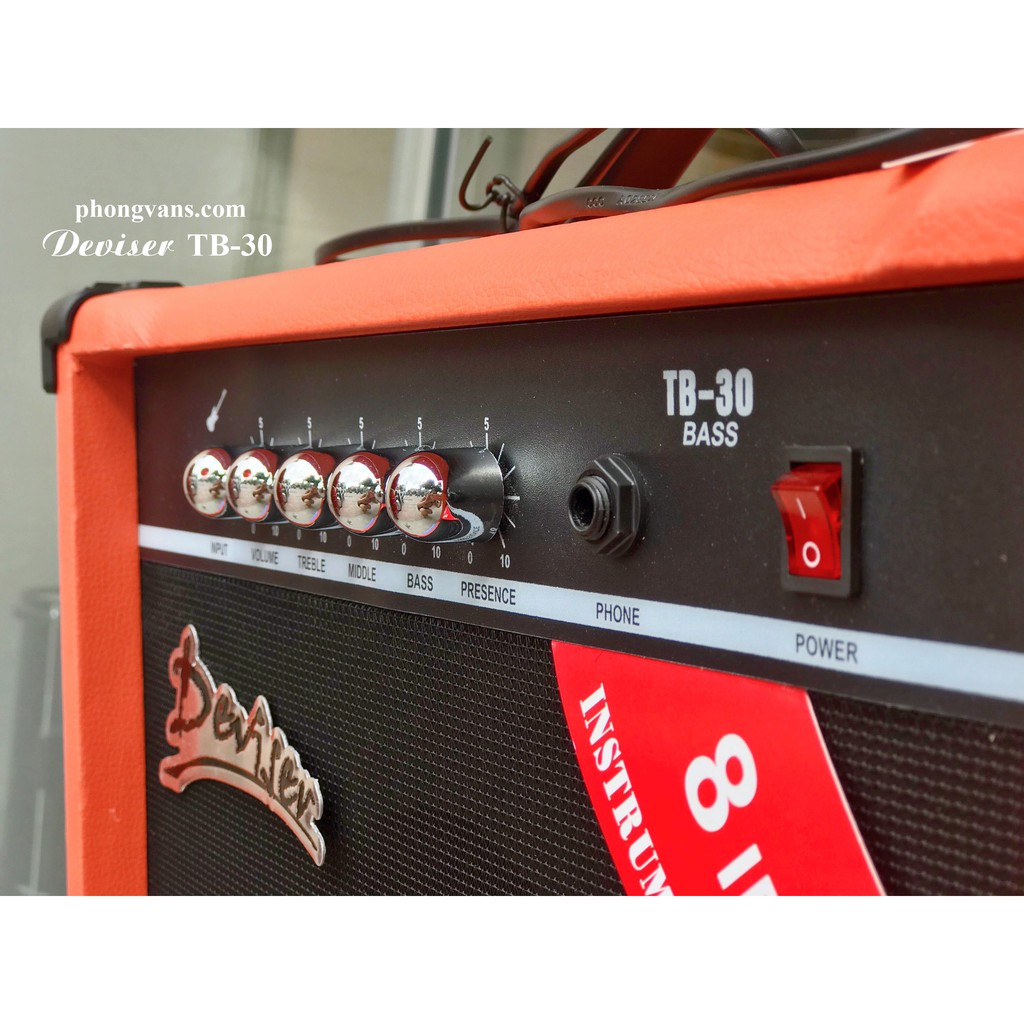 Ampli guitar điện bass Deviser TB-30