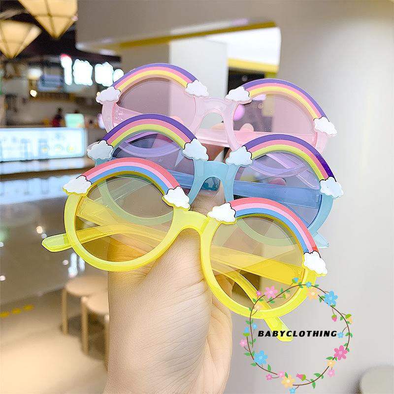 Kính Mát Chống Tia Uv Họa Tiết Cầu Vồng Đáng Yêu Cho Bé | BigBuy360 - bigbuy360.vn