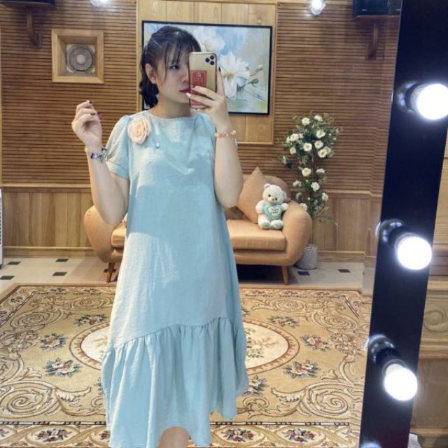 Váy bầu mùa hè công sở đẹp giá rẻ thiết kế đẹp kiểu dáng thời trang phù hợp dự tiệc