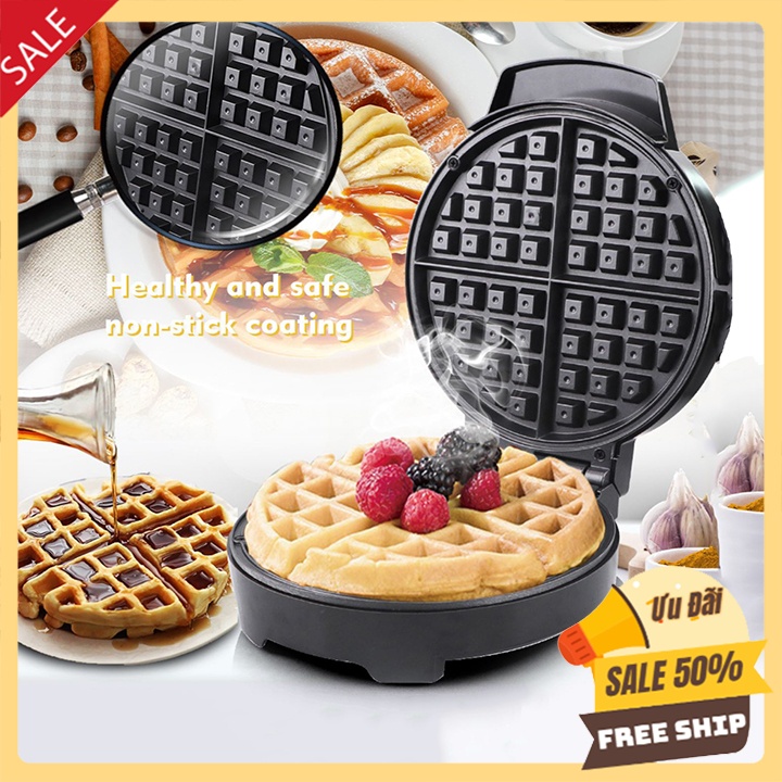 [Mã ELHADEV giảm 4% đơn 300K] Máy làm Bánh Bông Lan Waffle HELMUT 1000W