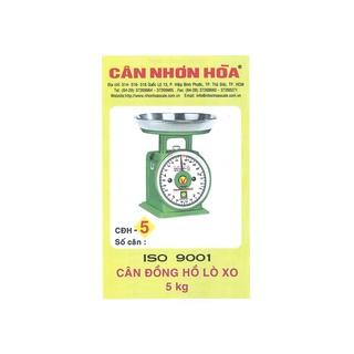 Cân Nhơn Hòa 5 Kg chính hãng