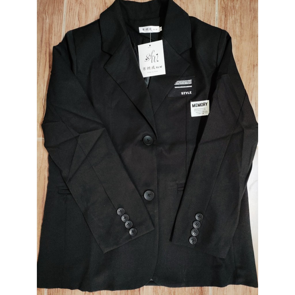 Ảnh thật 3 hình cuối-2W495.Áo blazer streetstyle xuân thu Unisex Hàn Quốc | BigBuy360 - bigbuy360.vn