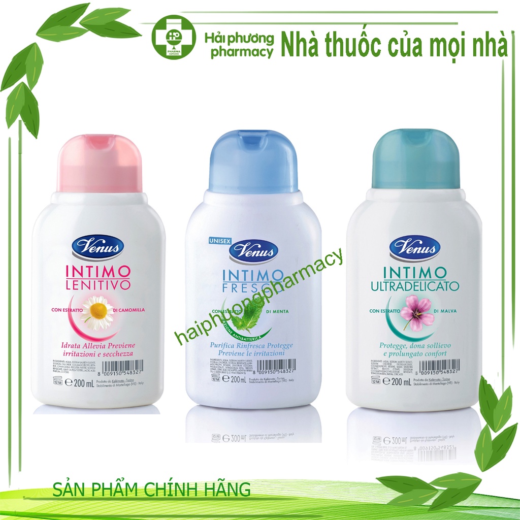 Dung dịch vệ sinh phụ nữ Venus Intimo Lenitivo- 200ml