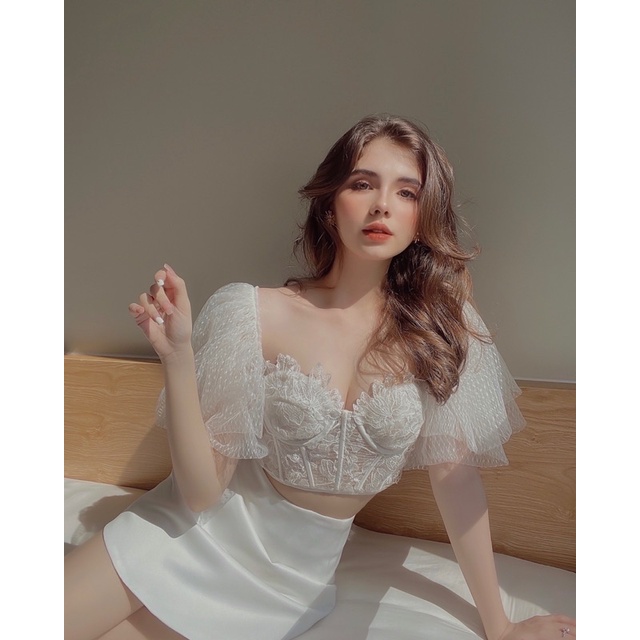 REVER TOP & REVER SKIRT - Áo corset cách điệu và chân váy