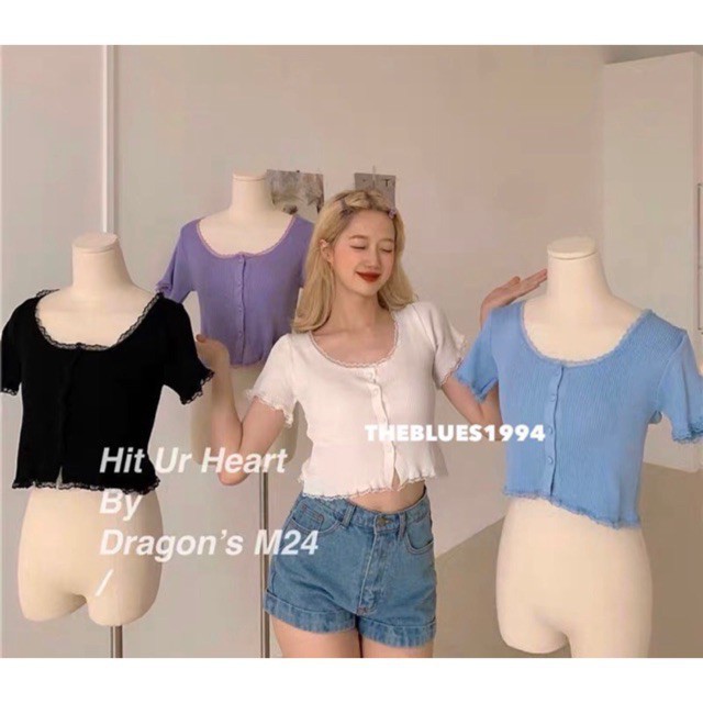 Croptop BIGSIZE thun tăm hàng quảng châu 55-80kg