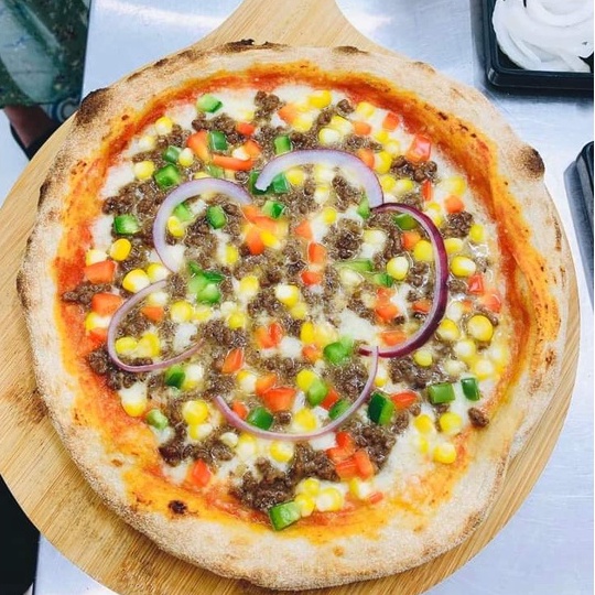 Bánh pizza nguyên cám 3 loại nhân