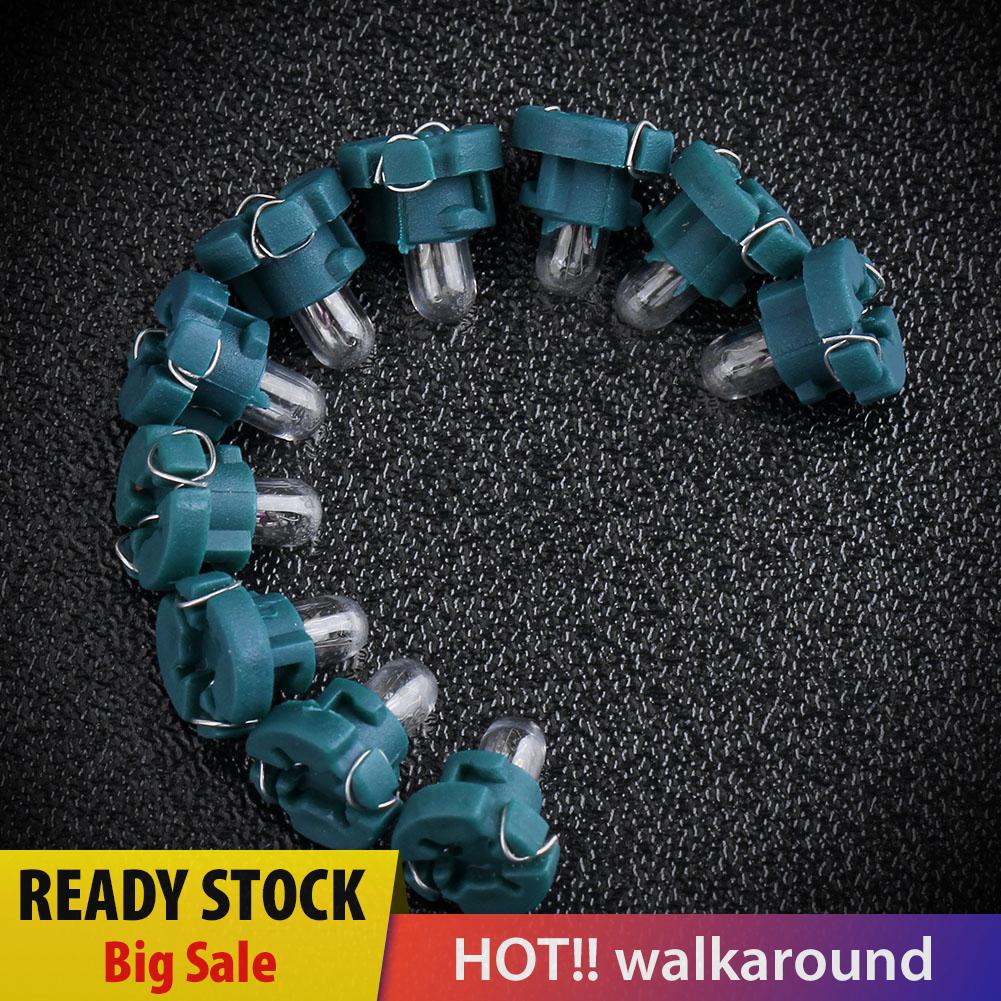 10 Bóng Đèn LED T3 12V Gắn Bảng Điều Khiển Cho Xe Hơi