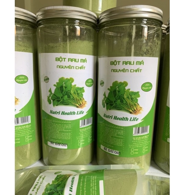 Hộp 500g Bột rau má sấy lạnh mát gan đẹp da