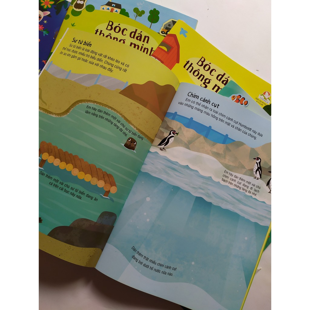 Sách - Bóc Dán Thông Minh Trọn Bộ 6 Cuốn