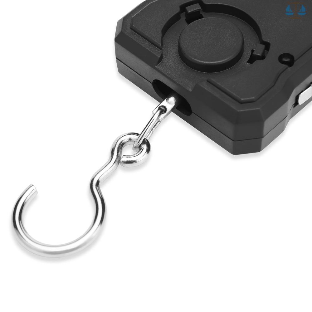 Cân điện tử cầm tay 75kg độ chia 10g có móc treo nhỏ gọn tiện lợi