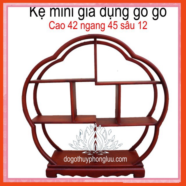 GIÁ GỐC  Kệ gỗ mini gia dụng kệ bày đồ dáng hoa cao 45 ngang 42