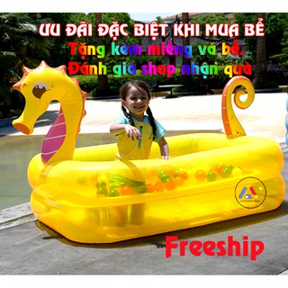 (FREESHIP) BỂ BƠI SIZE 1M7 THÚ SIÊU DỄ THƯƠNG, SIÊU DÀY - ĐÁY CHỐNG TRƯỢT