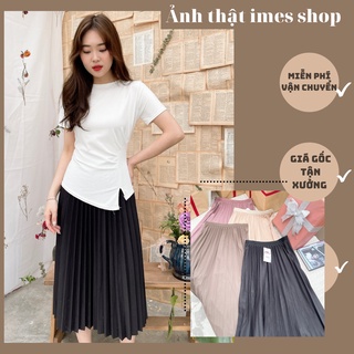 Chân váy xếp ly dài, xoè midi dài, dáng dài công sở 1621 imes shop