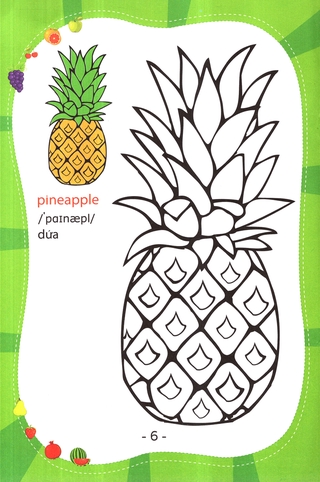 Coloring Book! Tô Màu Trái Cây