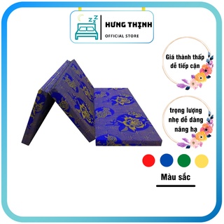 Nệm gấp 3 PE giá rẻ chiều dài 1m4 x 2m , đệm xốp gấp cho 2 người nằm kích thước 1m6 x 2m