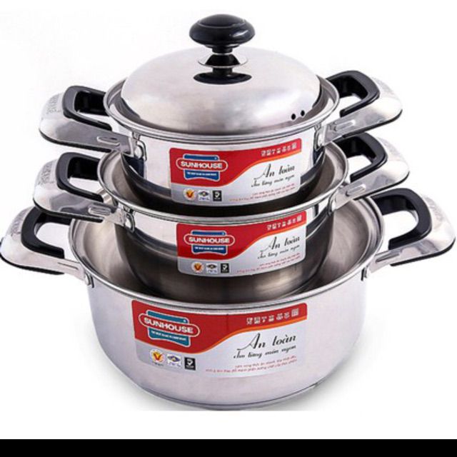 Bộ nồi 3 đáy SH 333