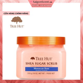 Tẩy tế bào chết cơ thể Tree Hut Sugar Scrub - Moroccan Rose ( 510g )