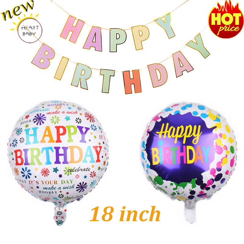 Bong bóng hình tròn kích cỡ 18 inch trang trí tiệc sinh nhật