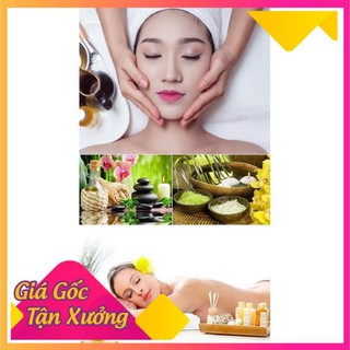Đề can dán kính 3d 2 mặt hình spa 70*100 miễn phí thiết kế, tặng thêm băng dính decan