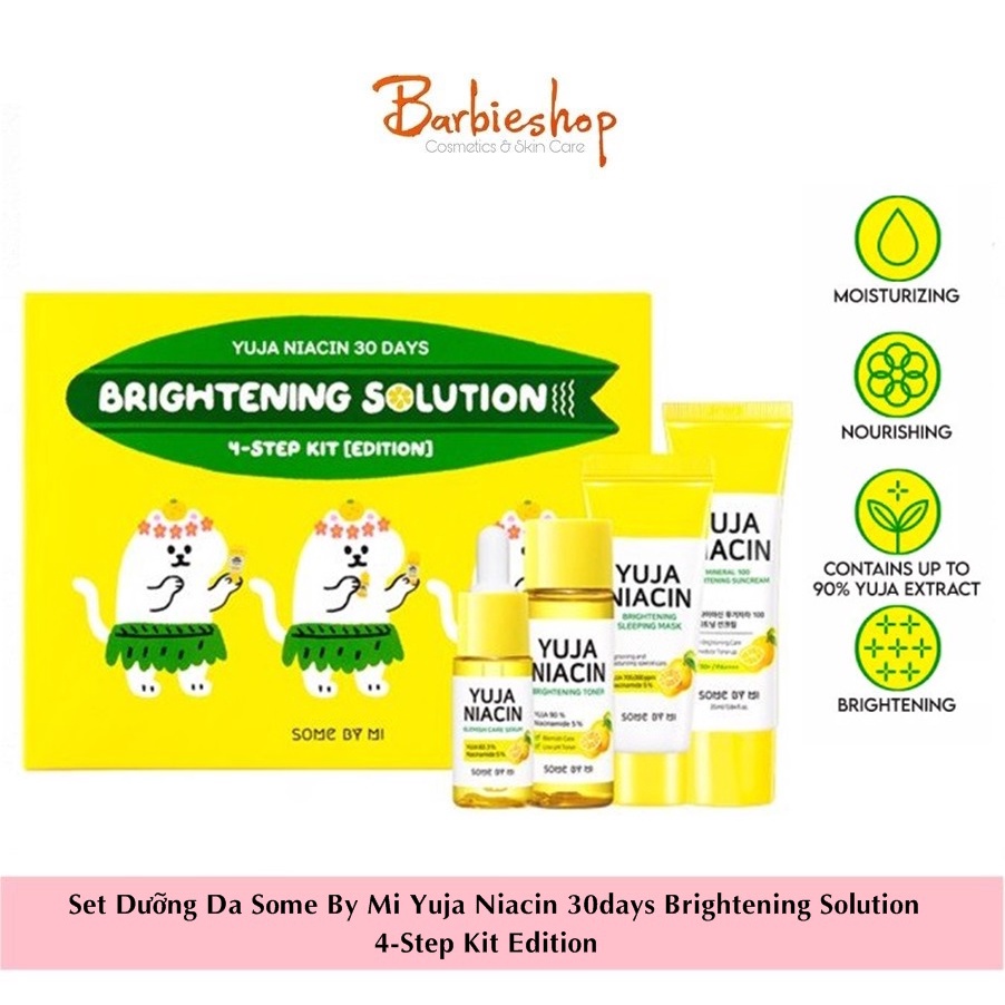 Set Dưỡng Da Some By Mi Yuja Niacin 30days Brightening Solution 4-Step Kit Edition