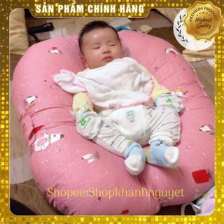 Gối chống trào ngược cho bé - tặng gối nằm chống móp đầu
