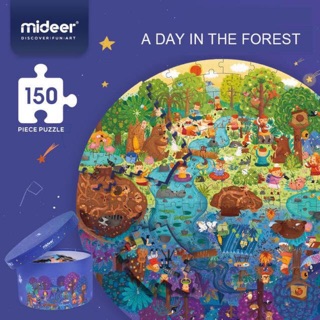 Bộ ghép hình A day in the forest của Mideer