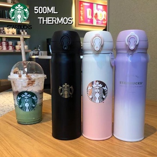 500ml STARBUCKS Bình Nước Giữ Nhiệt 500ml Bằng Thép Không Gỉ 304