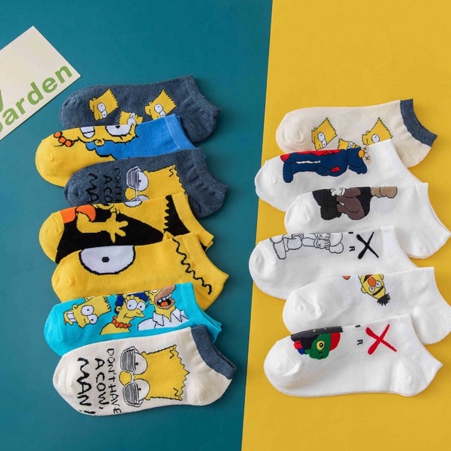 Vớ tất unisex Kaw, Simpson cổ ngắn