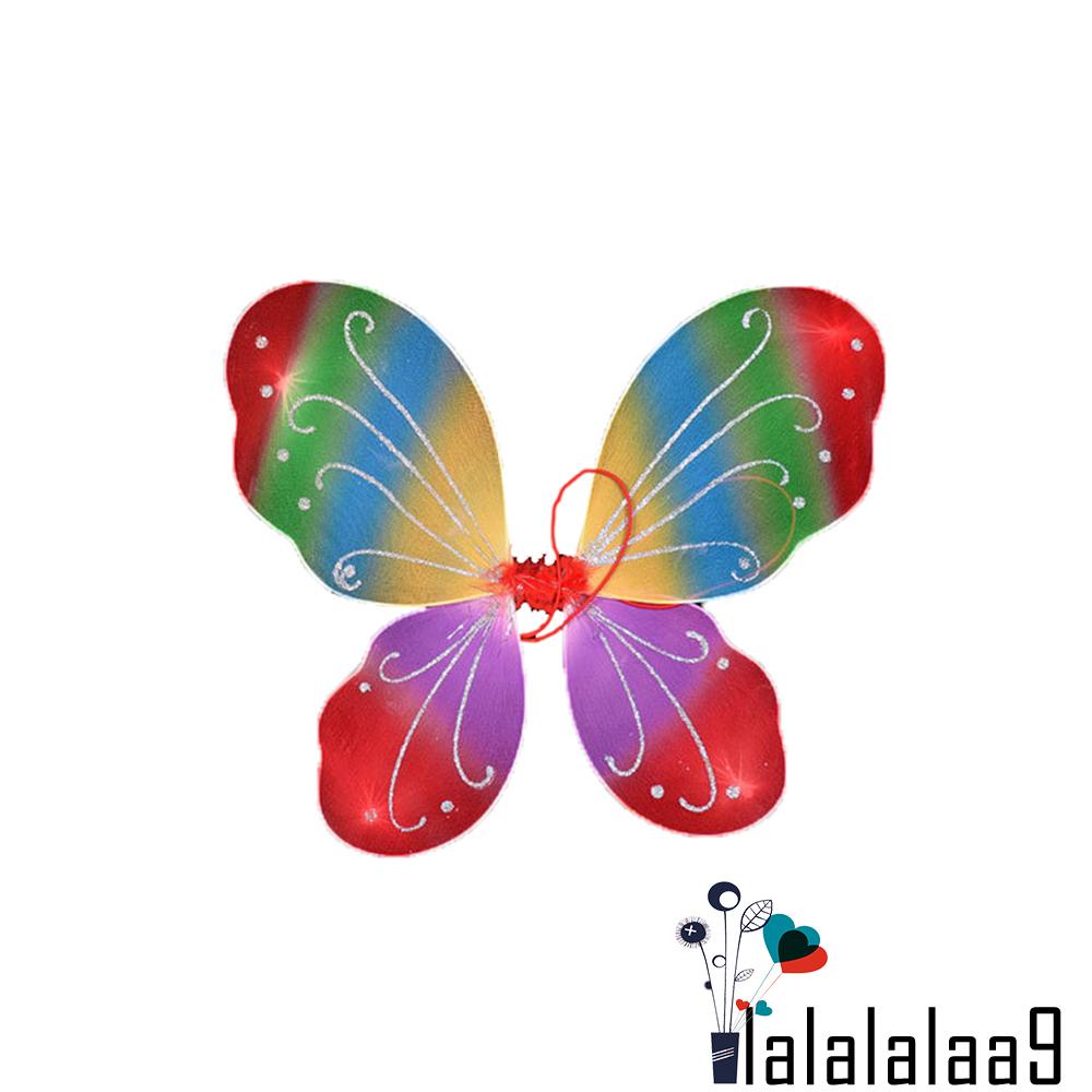 Set Cánh Bướm Và Chân Váy Xòe Hóa Trang Cho Bé Gái