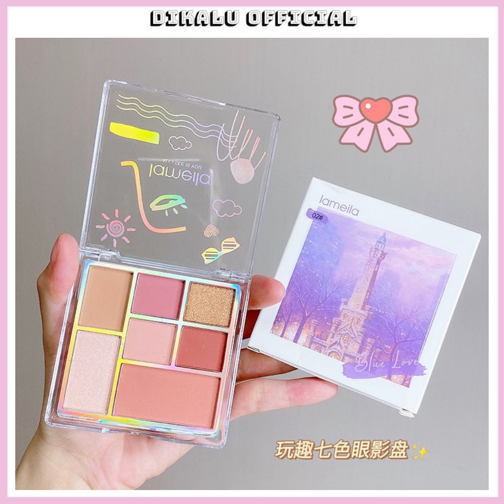 Phấn Mắt Nội Địa Trung Lameila 7 Ô Thành Phố Biển Trời 5082 EYESHADOW LPM4 | BigBuy360 - bigbuy360.vn