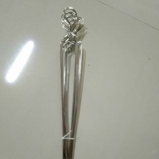 Que xiên thịt đôi inox