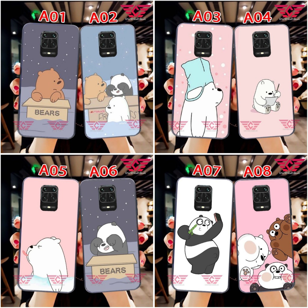 Ốp lưng XIAOMI NOTE 9/ 9S/ 9 PRO/ 9 PROMAX - GẤU DỄ THƯƠNG NEW