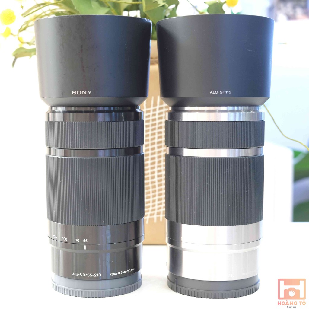 Ống kính Sony E 55-210mm f/4.5-6.3 OSS Đen/Bạc cũ đẹp