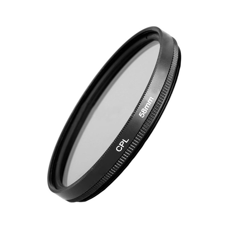 58mm CPL Circular Polarizer Polarizing Glass Filter for Canon Nikon