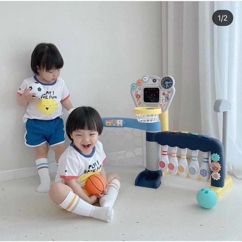 Bộ đồ chơi bóng 5in1 Playball center Haave Bricks đồ chơi cao cấp cho bé Hàn Quốc