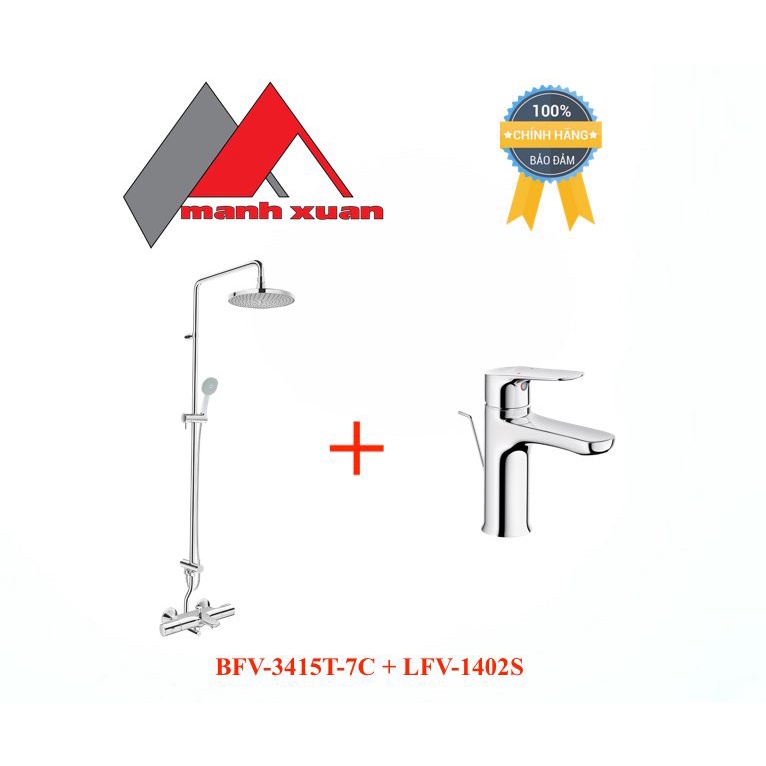 Combo trọn bộ INAX BFV-3415T-7C + LFV-1402S
