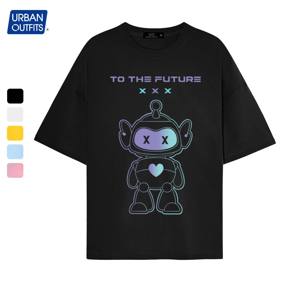 Áo Thun Tay Lỡ Nam Nữ Form Rộng URBAN OUTFITS In To The Future ATO29 Cotton 4 Chiều Local Brand