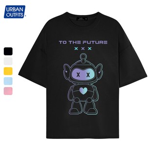 Áo Thun Tay Lỡ Nam Nữ Form Rộng URBAN OUTFITS In To The Future ATO29 Cotton 4 Chiều Local Brand