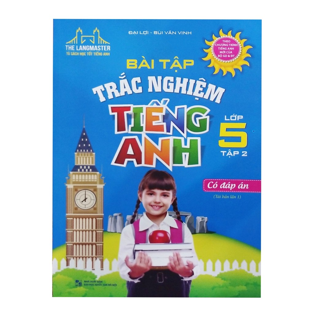 Sách - The langmaster bài tập trắc nghiệm tiếng anh lớp 5 tập 2